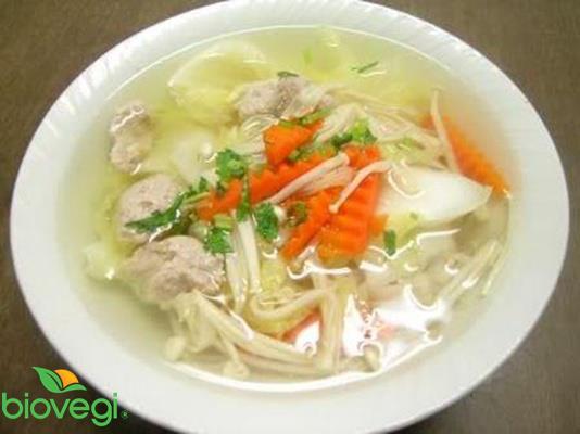 CANH NẤM KIM CHÂM & GIÒ SỐNG